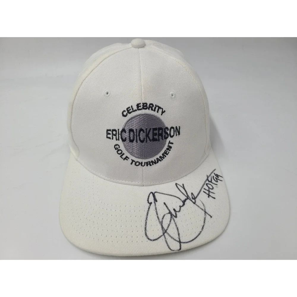 Eric Dickerson Celebrity Golf Tournament Signed Autographed Snapback Hat Cap Men